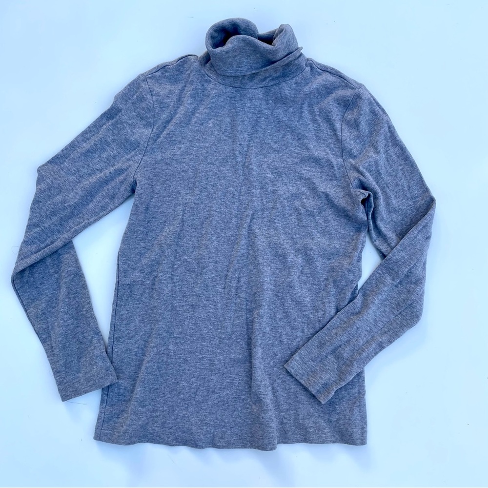 White Stag Heather Grey Turtle Neck, S